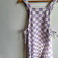 Checkered Purple Dress / 8 years