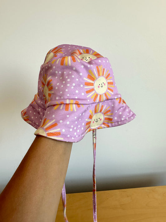 Purple Sun Hat / 3-6m?