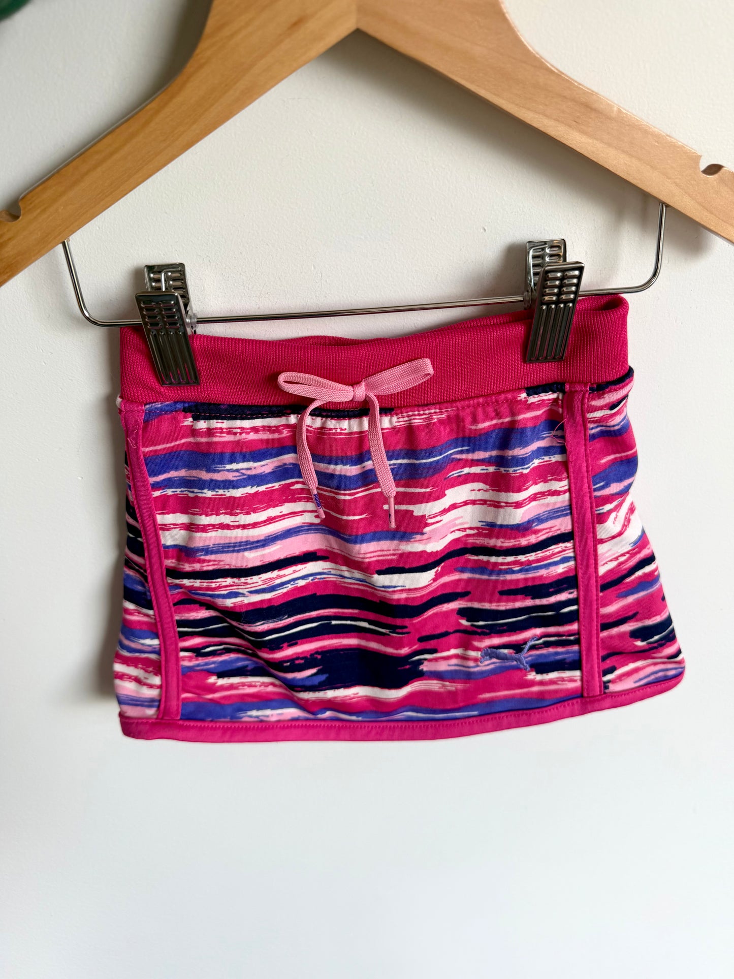 Puma Pink Striped Skirt with Shorts / 18m