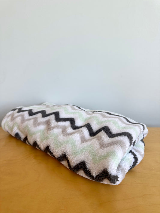 Fleece Chevron Blanket