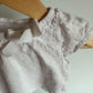 H&M White Bow Top / 4-6m