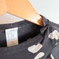 H&M Charcoal Hearts Bodysuit / 12-18m