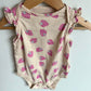 Strawberry Pattern Bodysuit / 6-12m