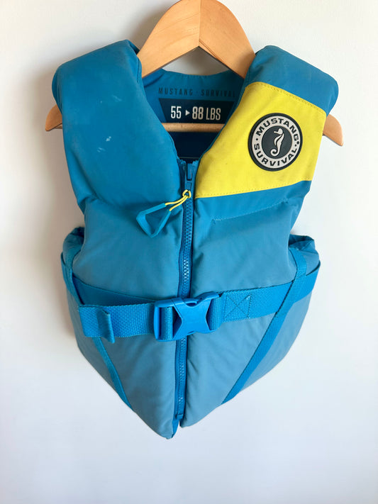 Blue Life Jacket / 55-88 lbs (No Shipping)