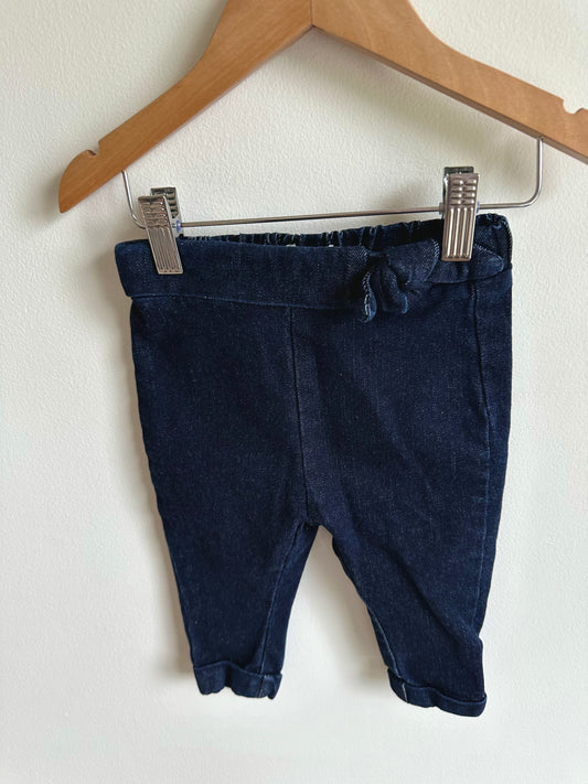 Denim Pants with Bow / 12m