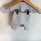 Newborn Blue Quilted Top + Bottoms Set / 0m