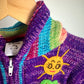 Made in Peru Purple Embroidered Sweater / 12m?