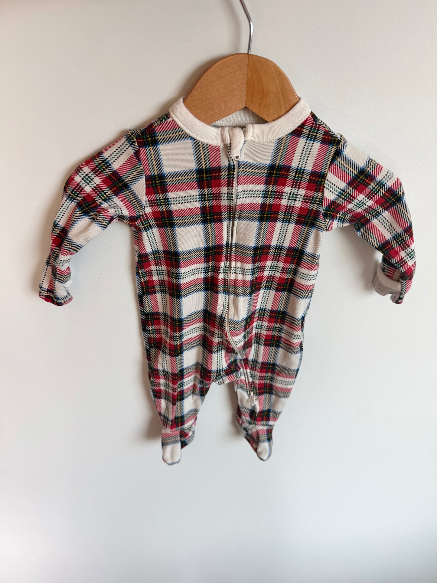 Tartan 2 Way Zipper Sleeper / 0-3m