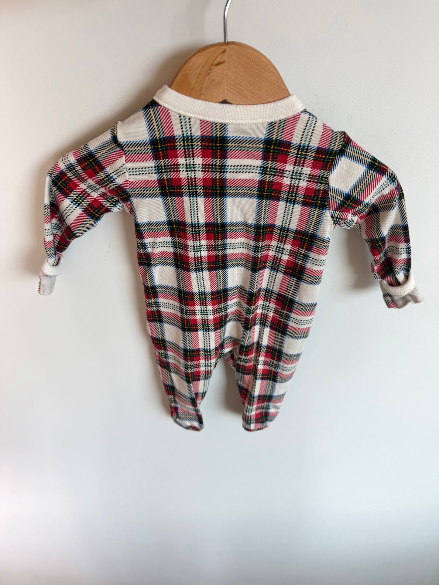 Tartan 2 Way Zipper Sleeper / 0-3m