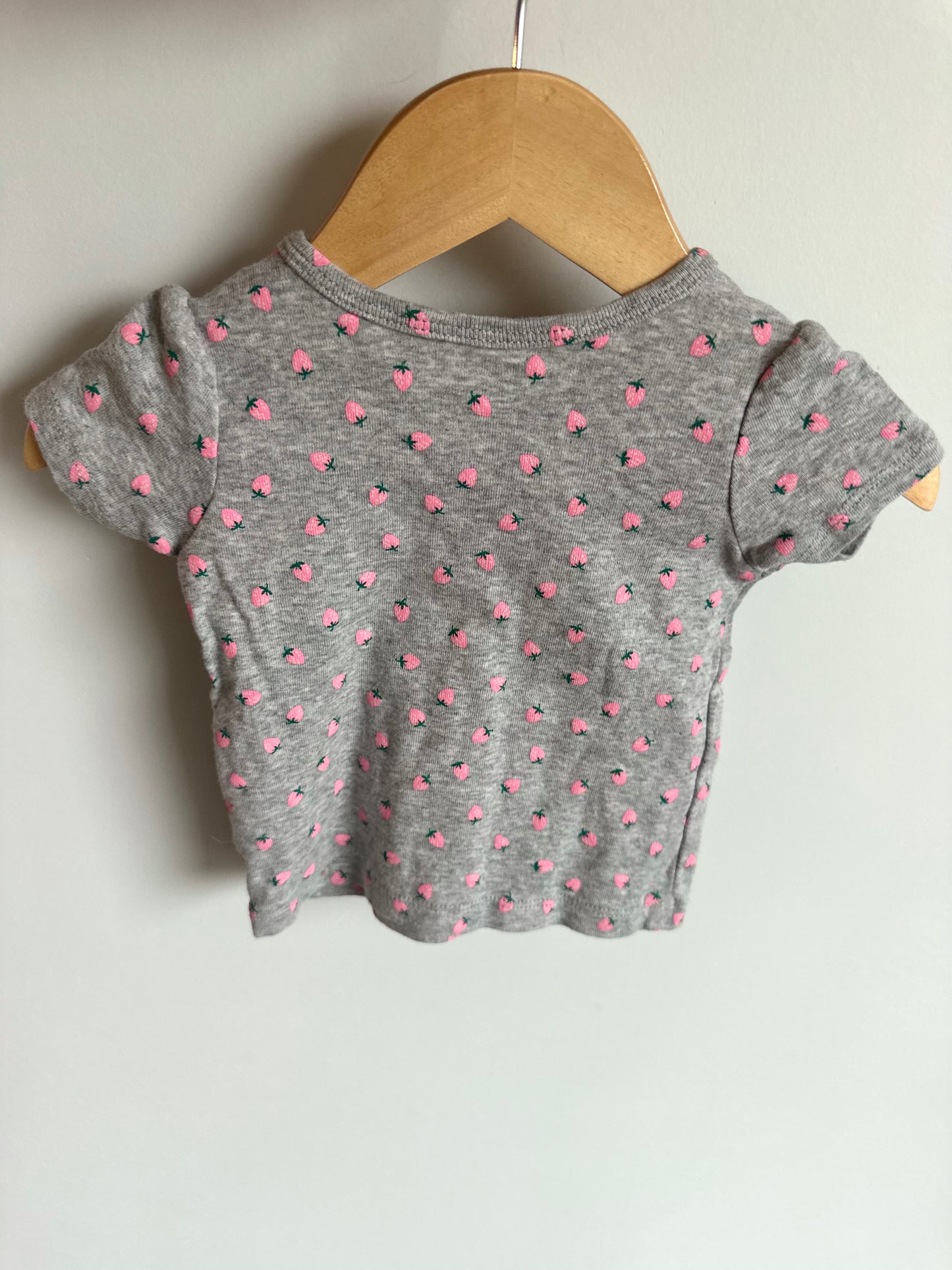 Grey Strawberry T-Shirt / 6m