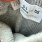 Zara Grey Rib Footed Pants / 0-1m