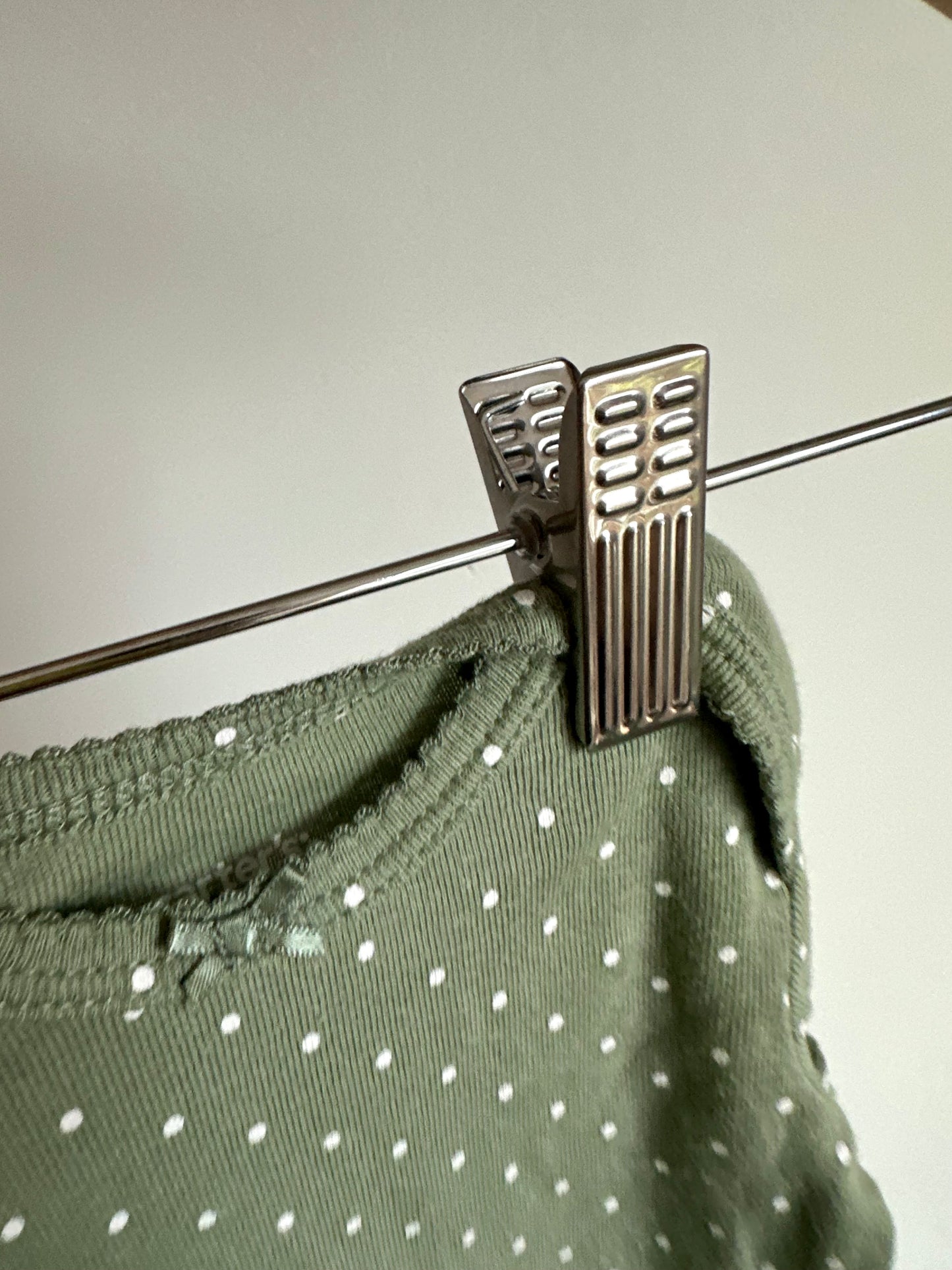 Green Polka Dot Bodysuit / 3m