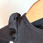 H&M Charcoal Organic Ribbed Bodysuit / 2-4m