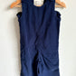 Vintage Navy Ribbed Jumpsuit / 18-24m?