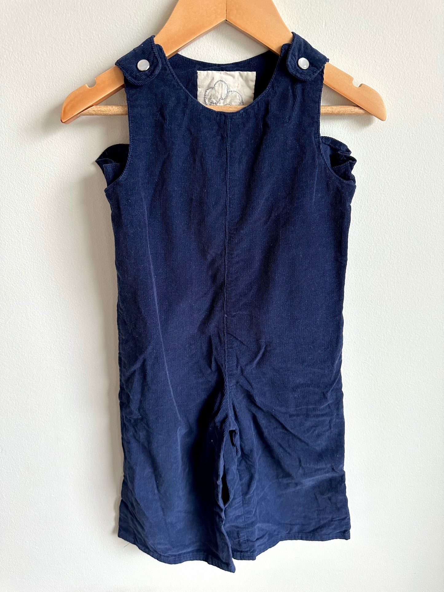 Vintage Navy Ribbed Jumpsuit / 18-24m?