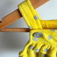 Yellow Dotted Fleece Dress / 3m