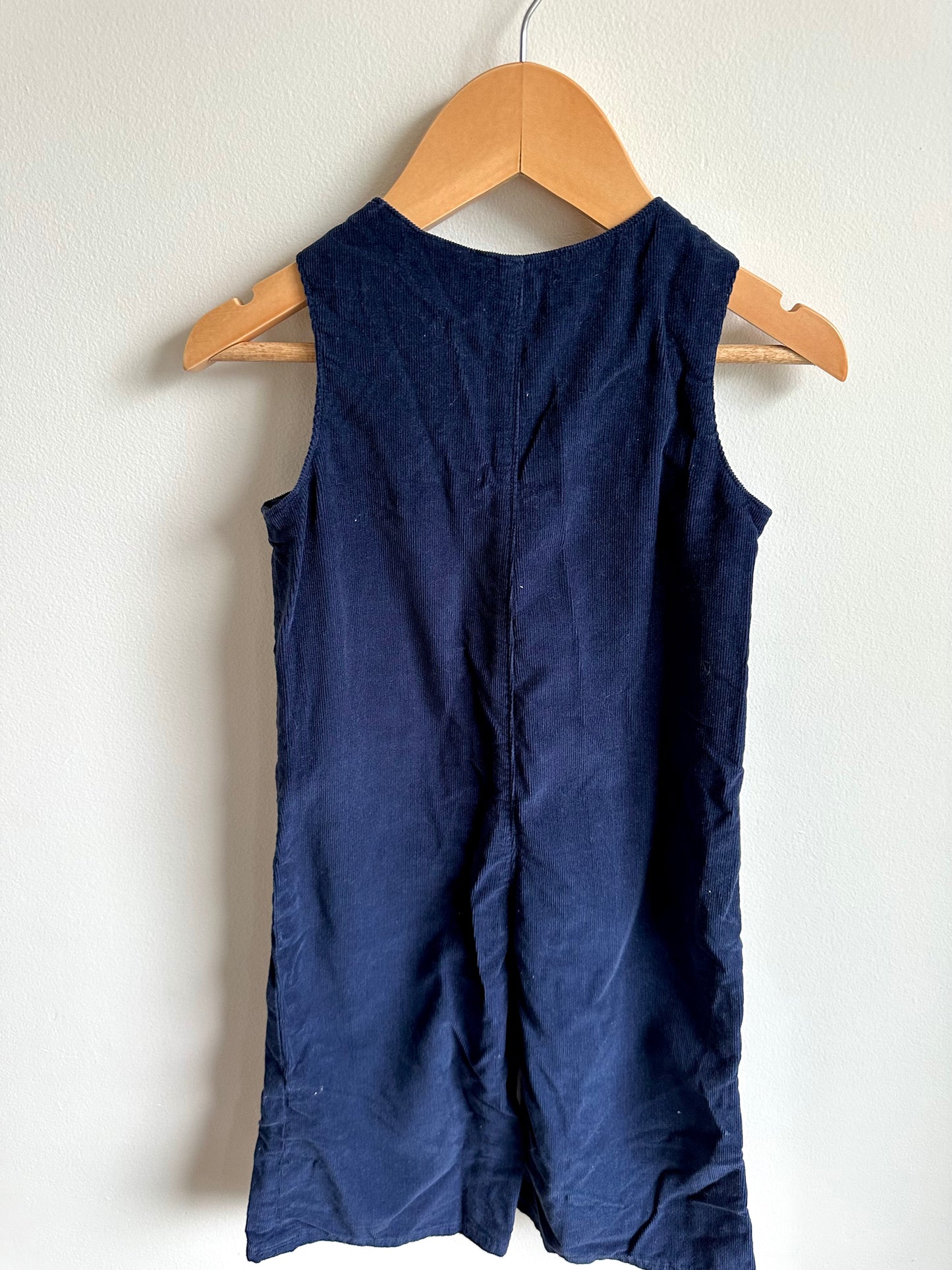 Vintage Navy Ribbed Jumpsuit / 18-24m?