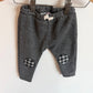 Zara Grey Plaid Knee Patch Pants / 9-12m