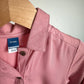 Pink Collared Long Sleeve Jumpsuit / 12-18m