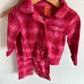Pink Plaid Fleece PJs / 2T
