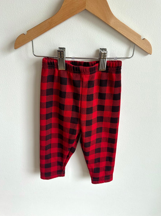 Buffalo Plaid Sweatpants / 18m