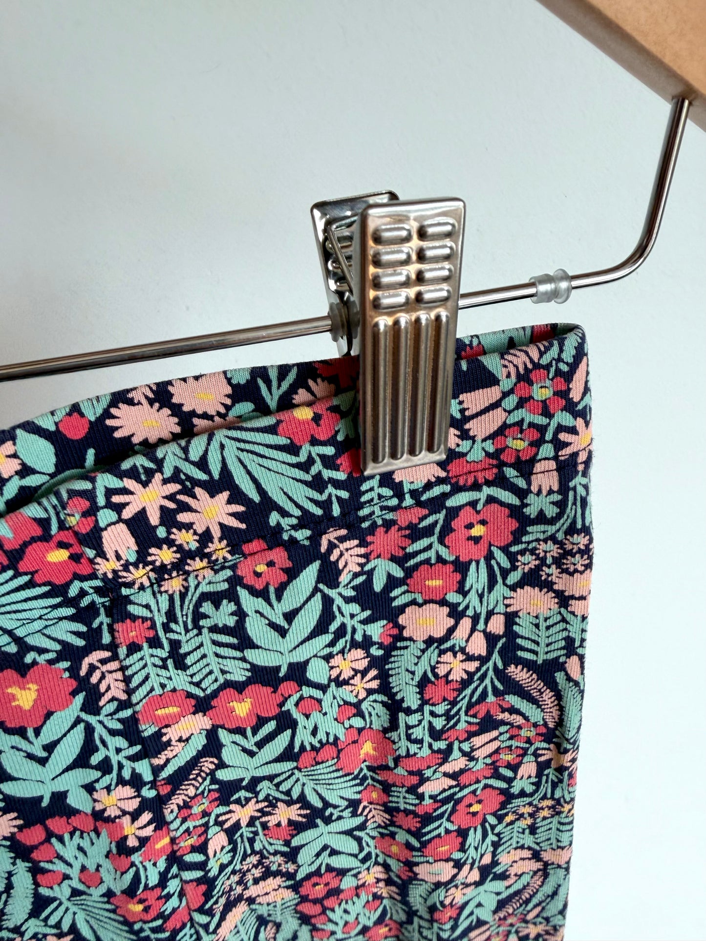 Flowers + Leaves Leggings / 6-12m