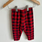 Buffalo Plaid Sweatpants / 18m