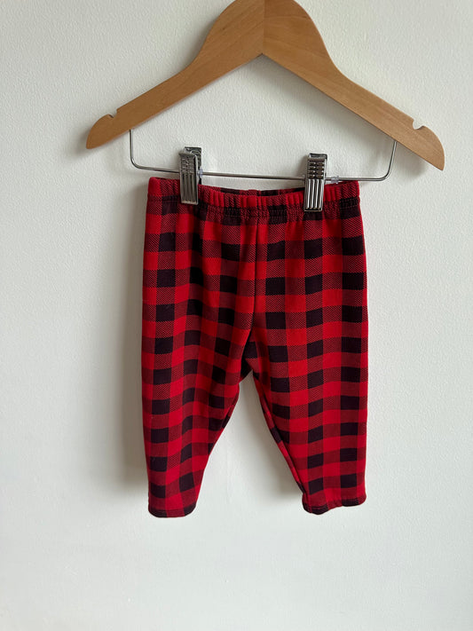 Buffalo Plaid Sweatpants / 18m