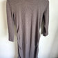 Ribbed Grey Maternity Dress / Medium