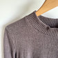 Ribbed Grey Maternity Dress / Medium