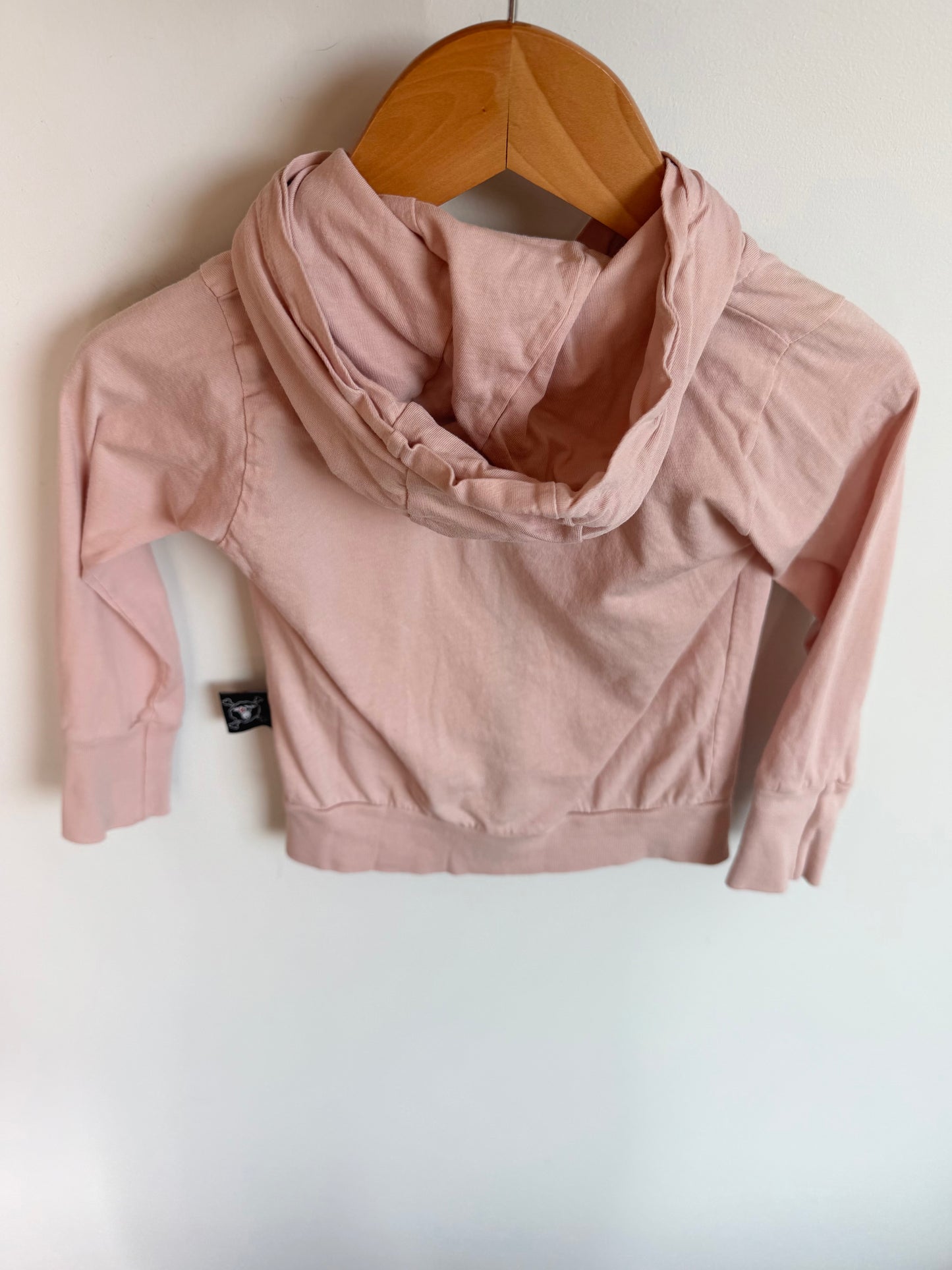 Nunuworld Kids Pink Zip Hoodie / 6-12m