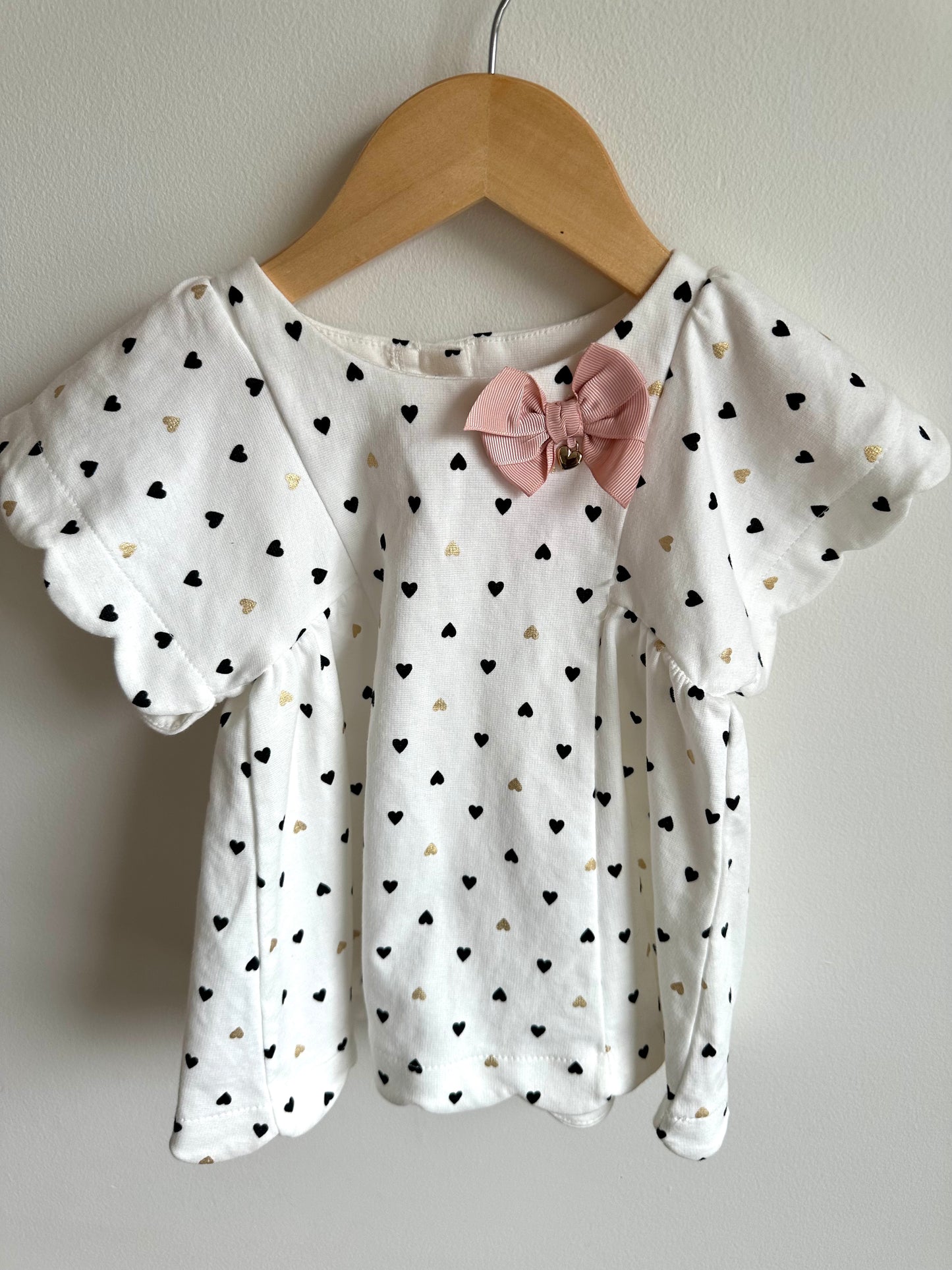 Ruffle Hearts Dress / 18-24m