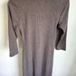 Ribbed Grey Maternity Dress / Medium