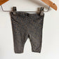 Wheat Sparkle Floral Pants / 6m