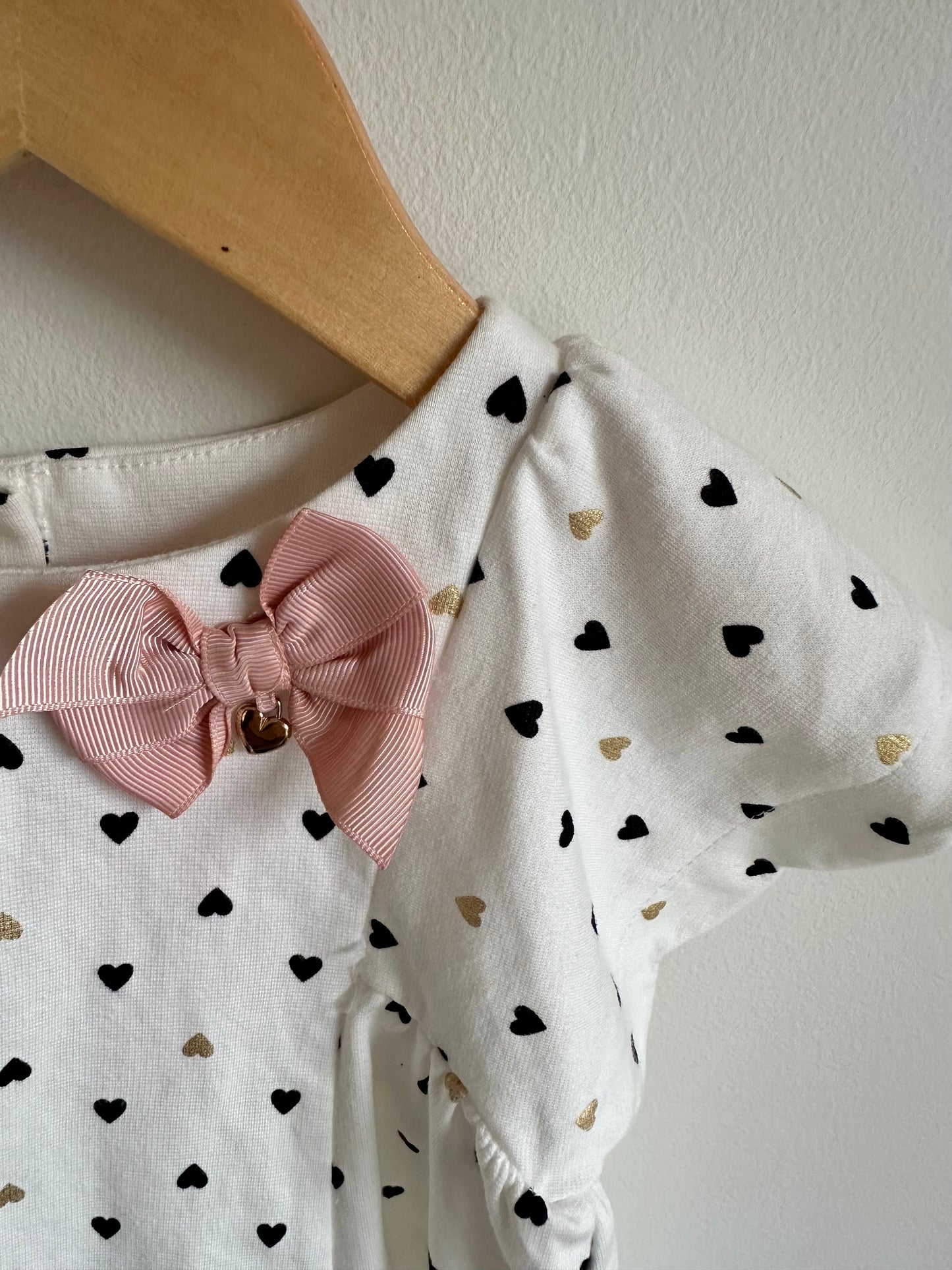 Ruffle Hearts Dress / 18-24m