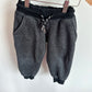 Black Tapered Sweatpants / 4T