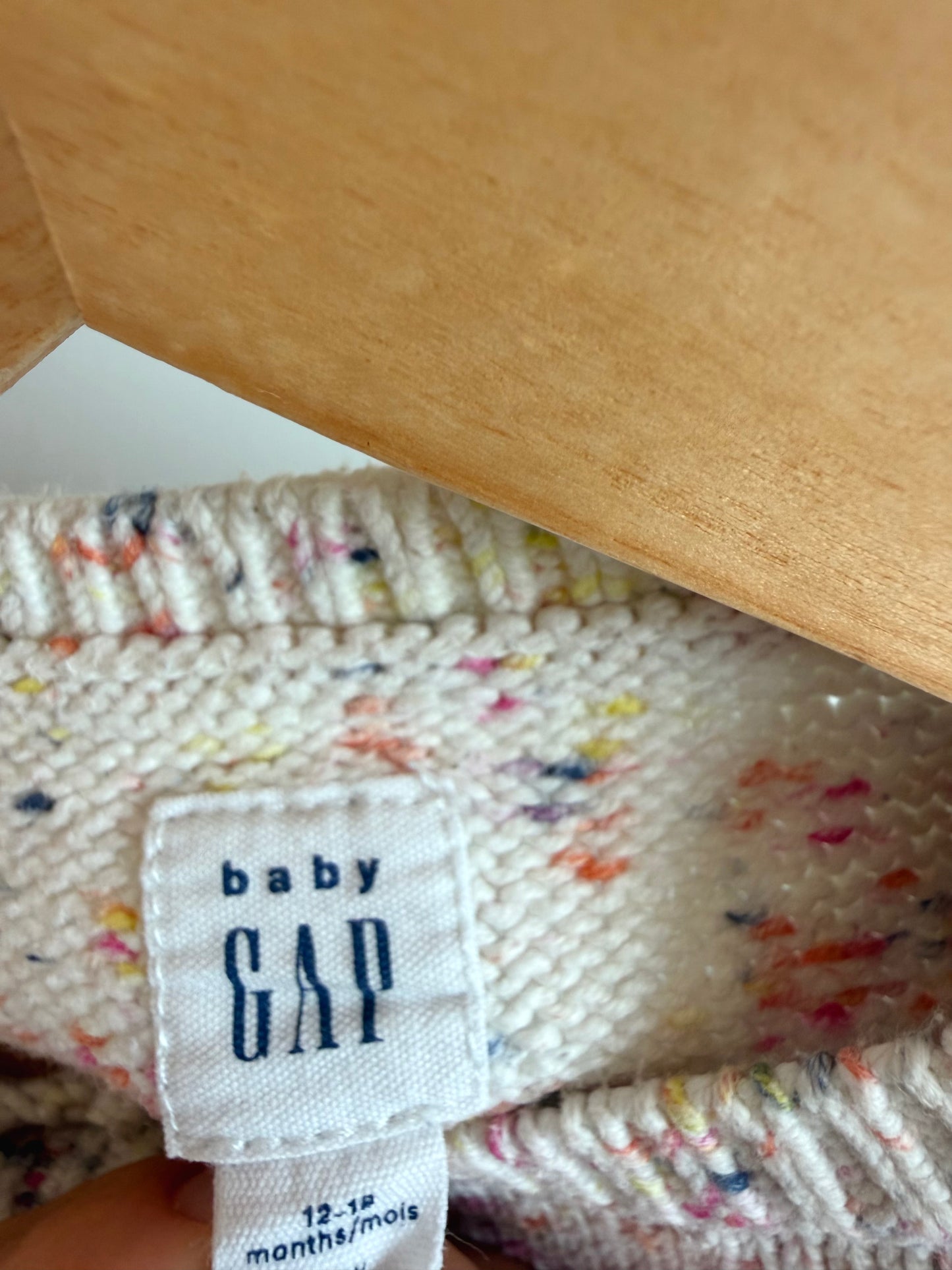 Gap Speckled Knit Sweater / 12m