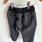 Black Tapered Sweatpants / 4T