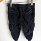 Black Corduroy Cargo Pants / 2T