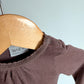 Wheat Long Sleeve Wavy Hem Bodysuit / 9m