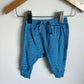 Blue Striped Pants / 3-6m
