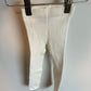 White Ruffle Bottom Tights / 6-12m
