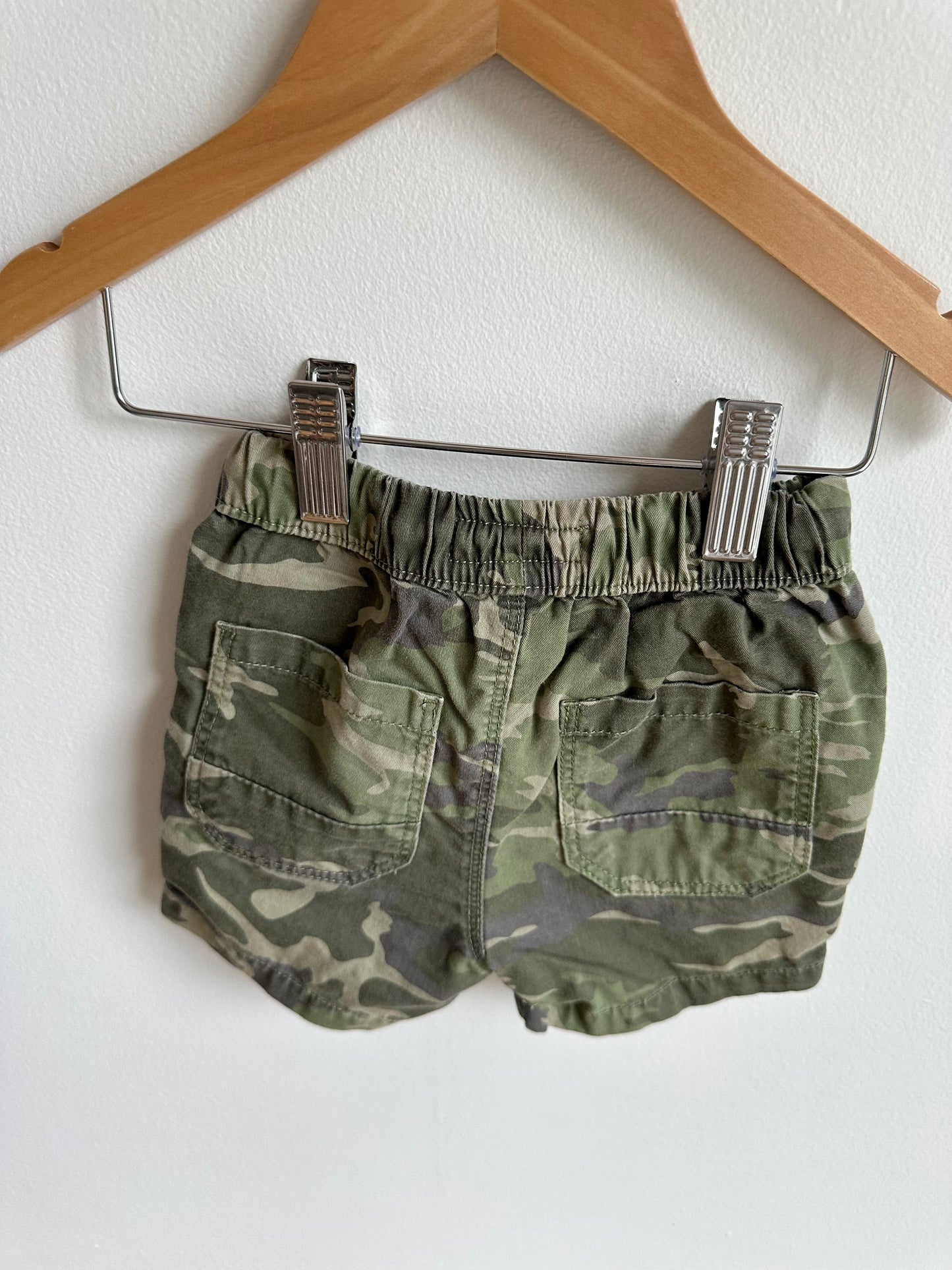 Camo Drawstring Shorts / 6-9m