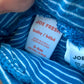 Blue Striped Pants / 3-6m