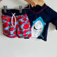 Shark Swim Top + Shorts Set / 9-12m