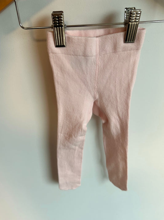 Blush Ruffle Bottom Tights / 6-12m