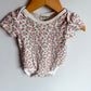 Pink Flower T-Shirt Bodysuit / 6-9m