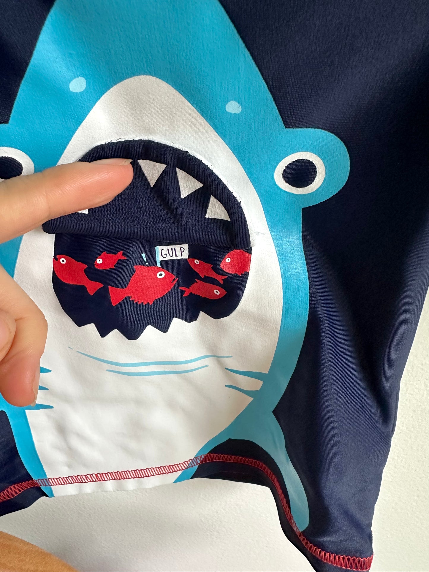 Shark Swim Top + Shorts Set / 9-12m