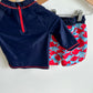 Shark Swim Top + Shorts Set / 9-12m