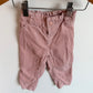 H&M Pink Cord Pants / 12-18m